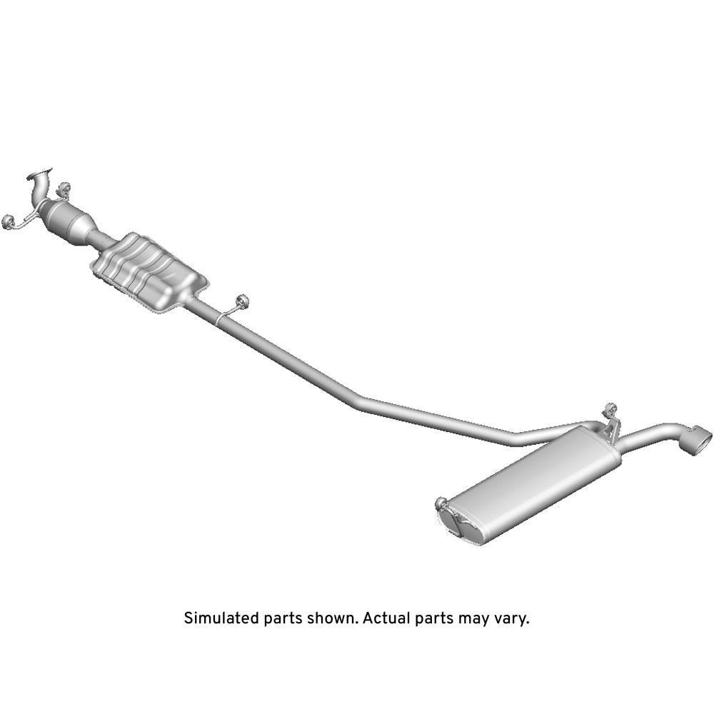 GM Genuine Parts Exhaust Muffler with Pipe