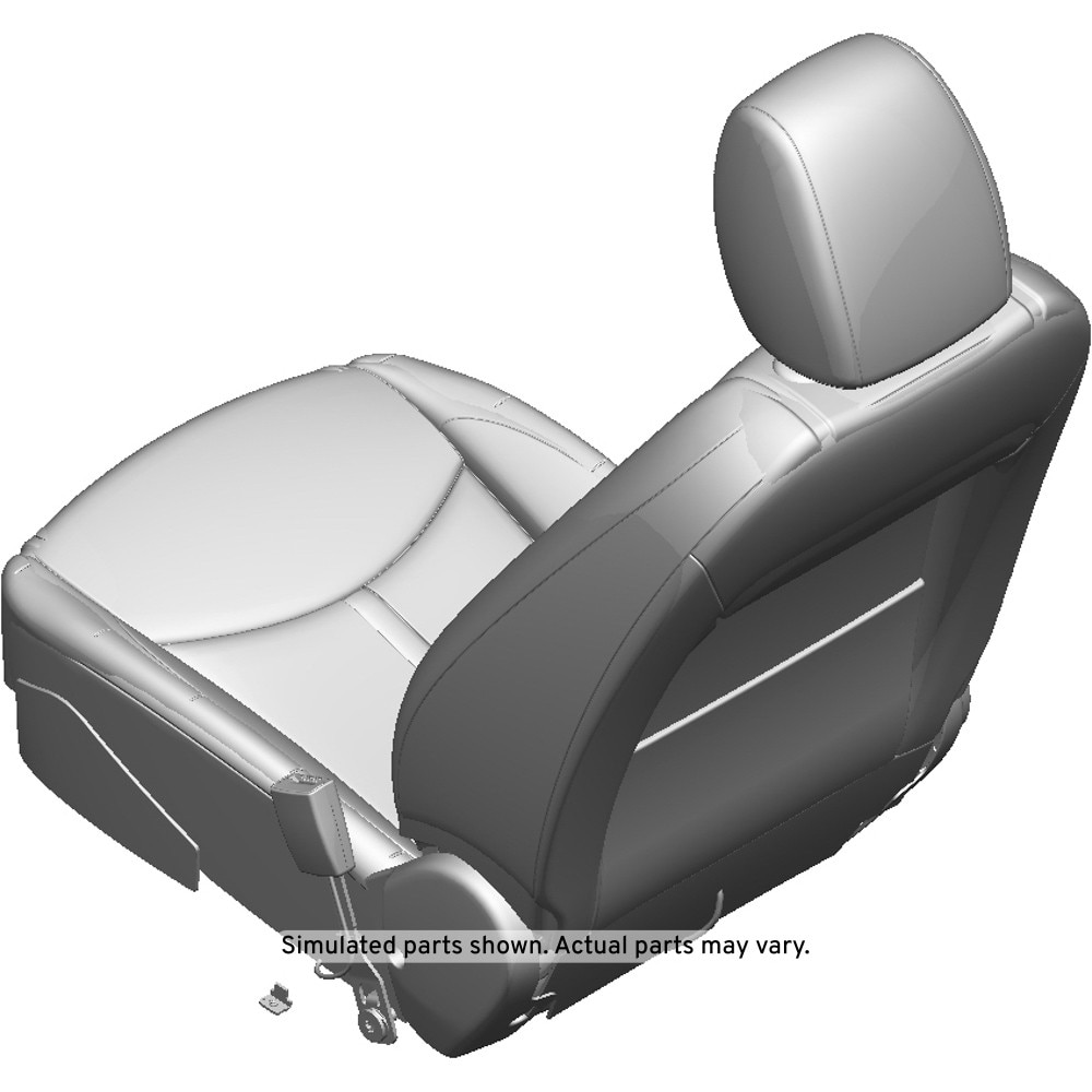 GM Genuine Parts Silver Front Passenger Side Seat