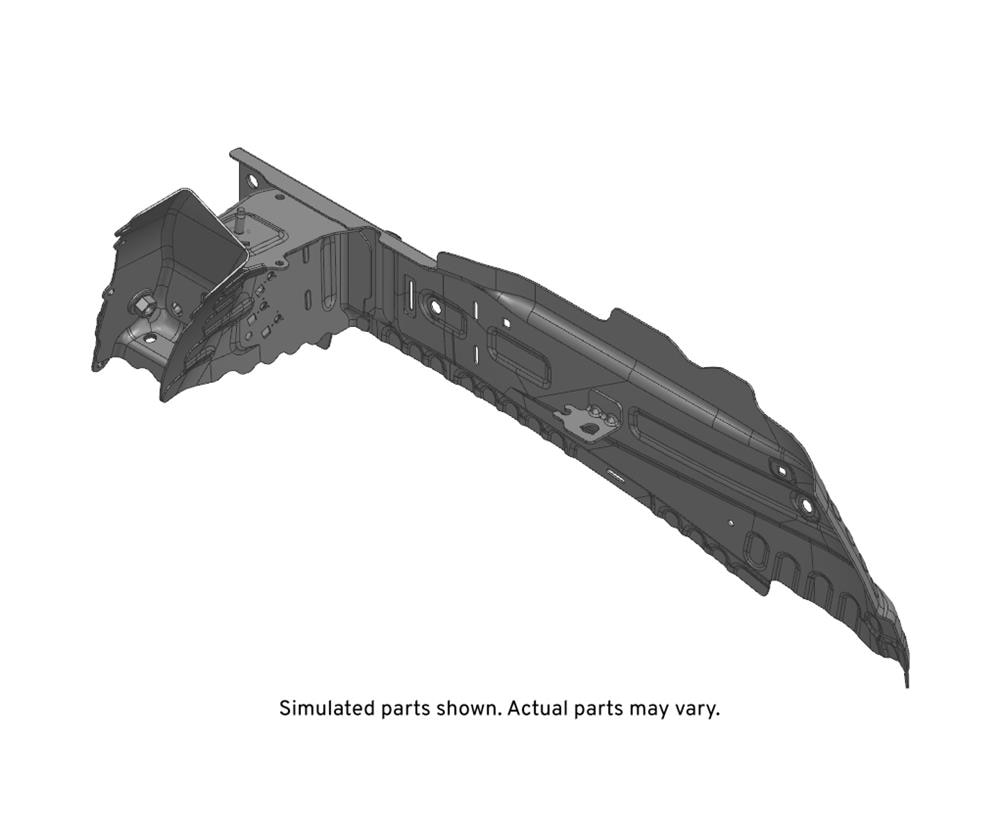 GM Genuine Parts Driver Side Front Compartment Front Outer Side Front Rail