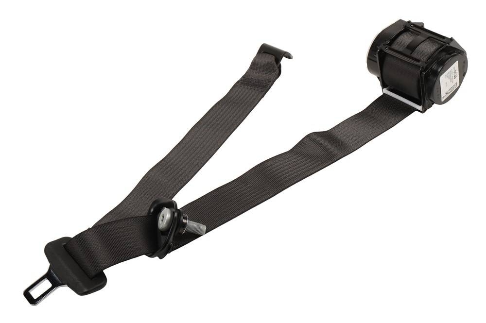 GM Genuine Parts Black Rear Passenger Side Seat Belt Retractor
