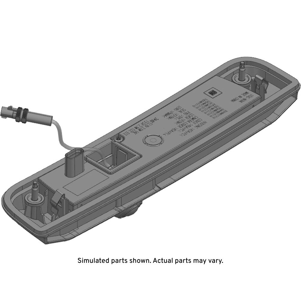 GM Genuine Parts Rear License Plate Lamp and Camera Assembly