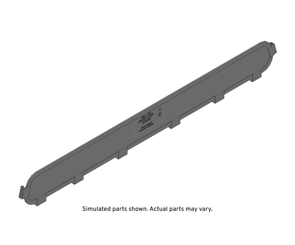 GM Genuine Parts Front Grille Opening Cover Package with Clips