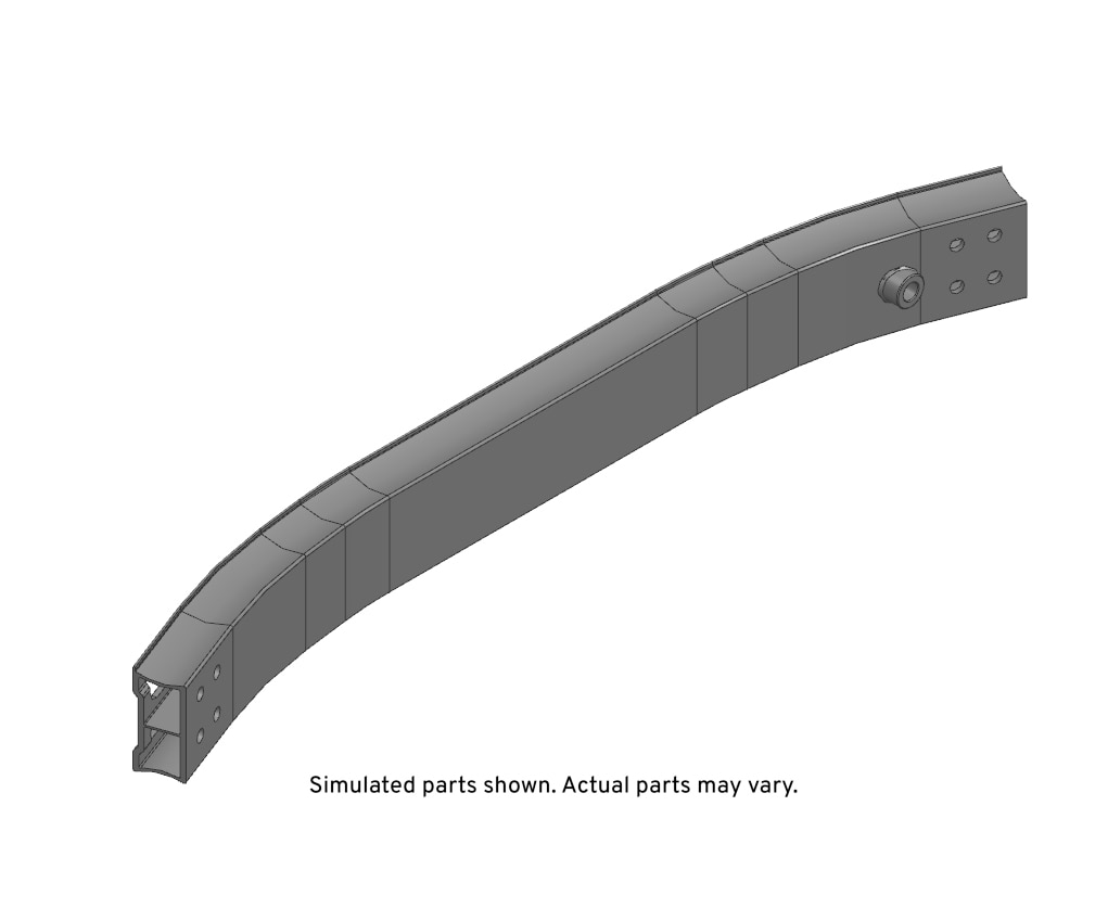 GM Genuine Parts Front Bumper Impact Bar
