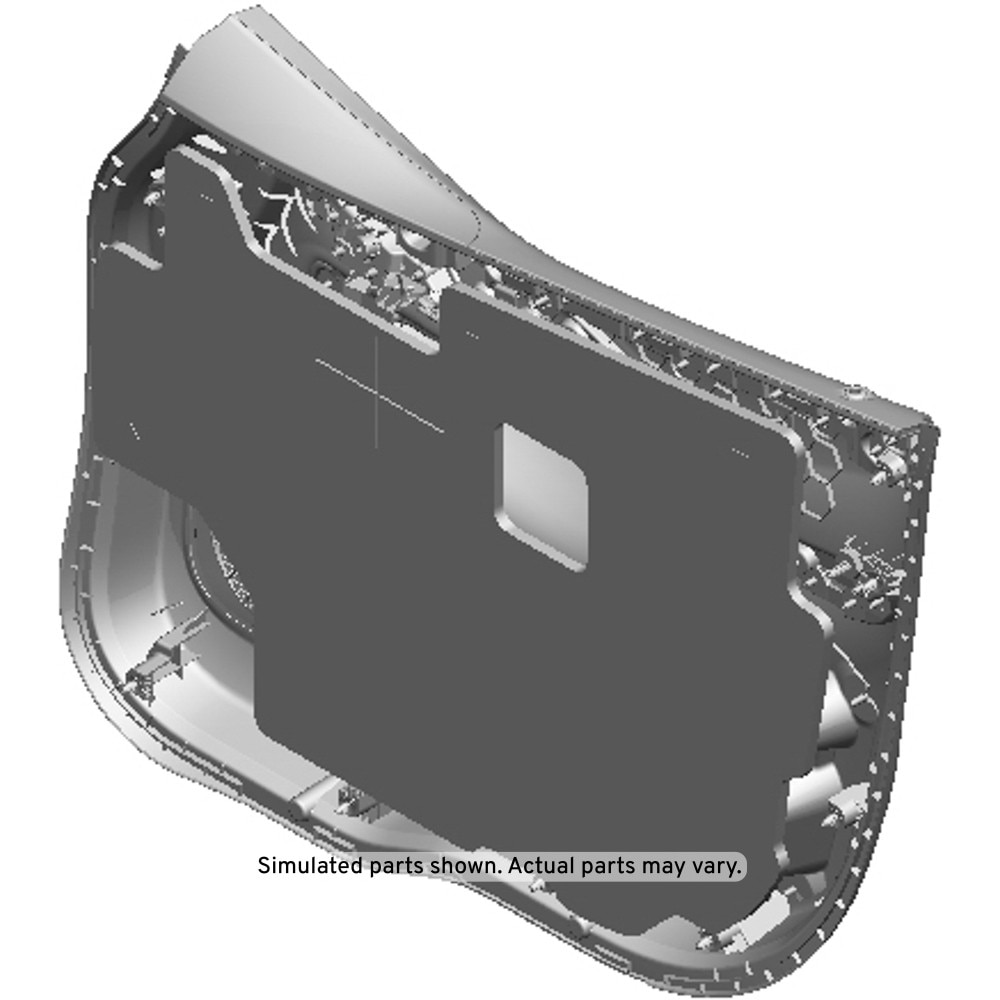 GM Genuine Parts Dark Galvanized Cool Front Driver Side Door Interior Trim Panel