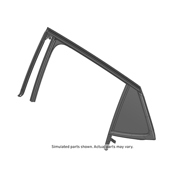 GM Genuine Parts Rear Driver Side Door Window Weatherstrip