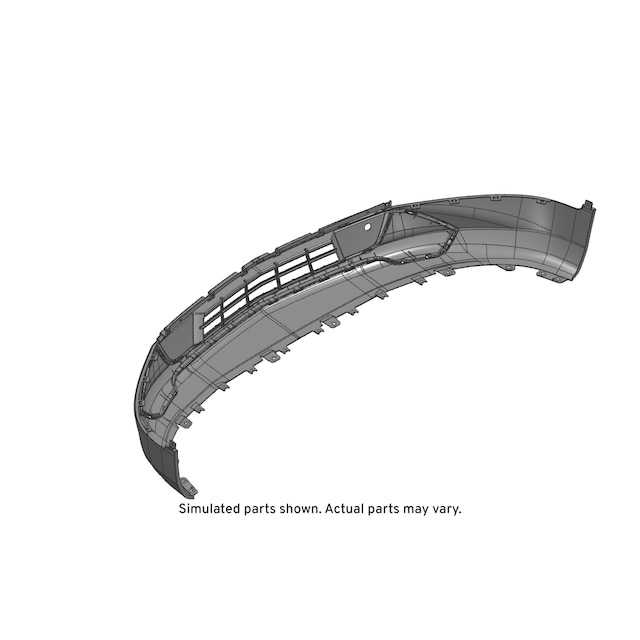 GM Genuine Parts Black Front Bumper Lower Fascia