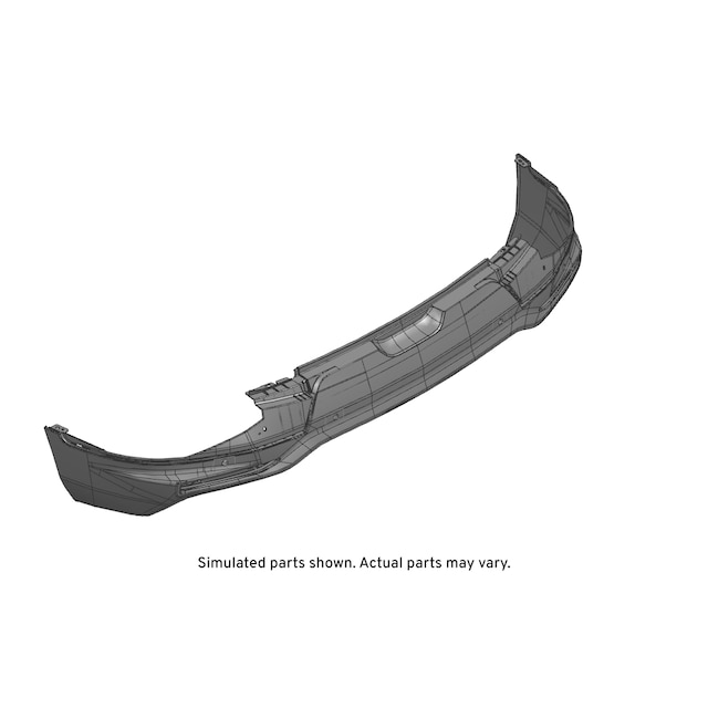 GM Genuine Parts Black Rear Bumper Lower Fascia