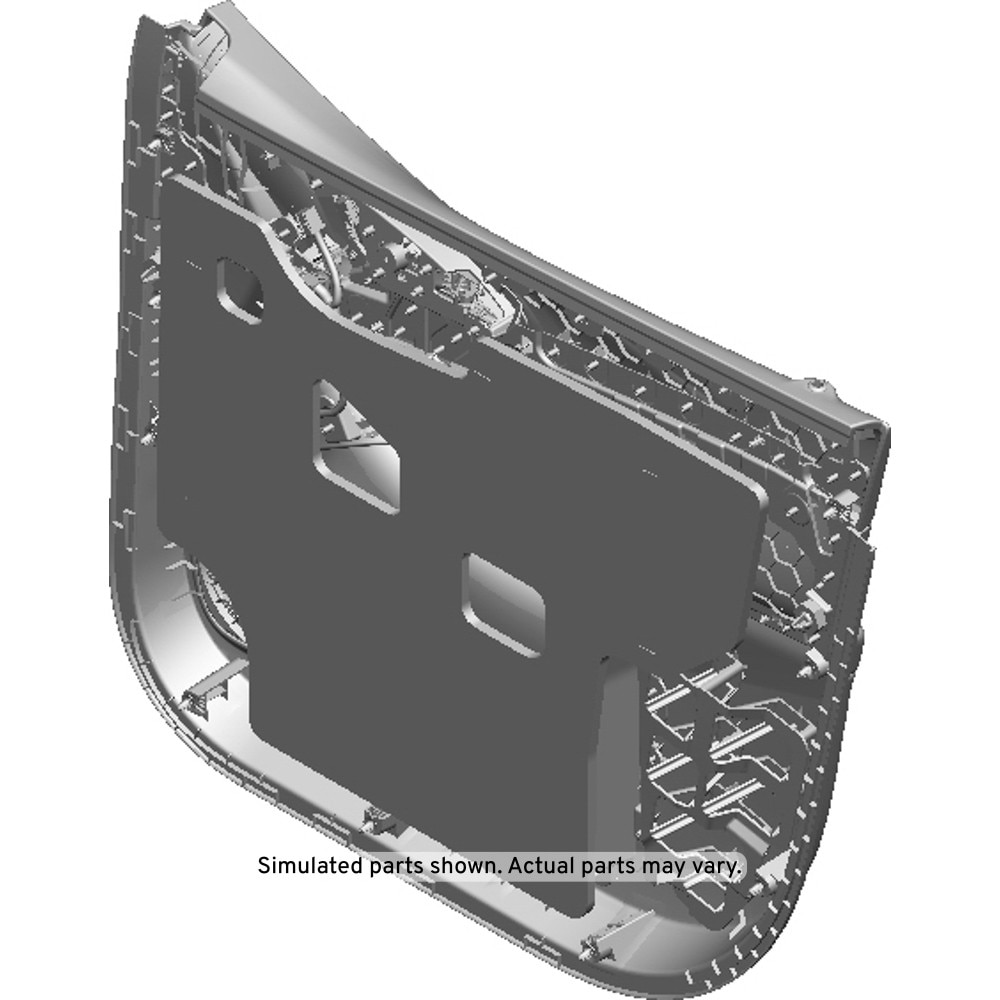 GM Genuine Parts Black Front Driver Side Door Interior Trim Panel