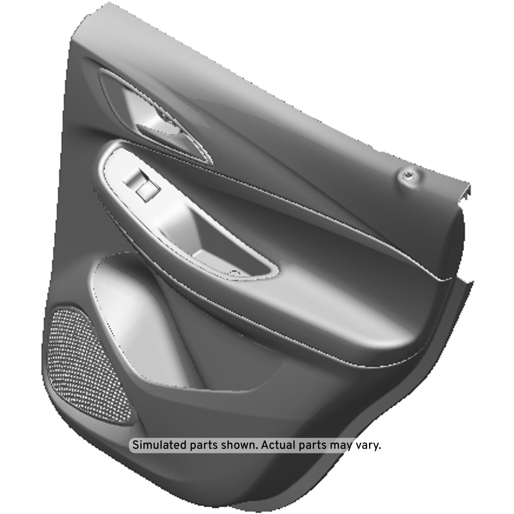 GM Genuine Parts Black Rear Passenger Side Door Trim