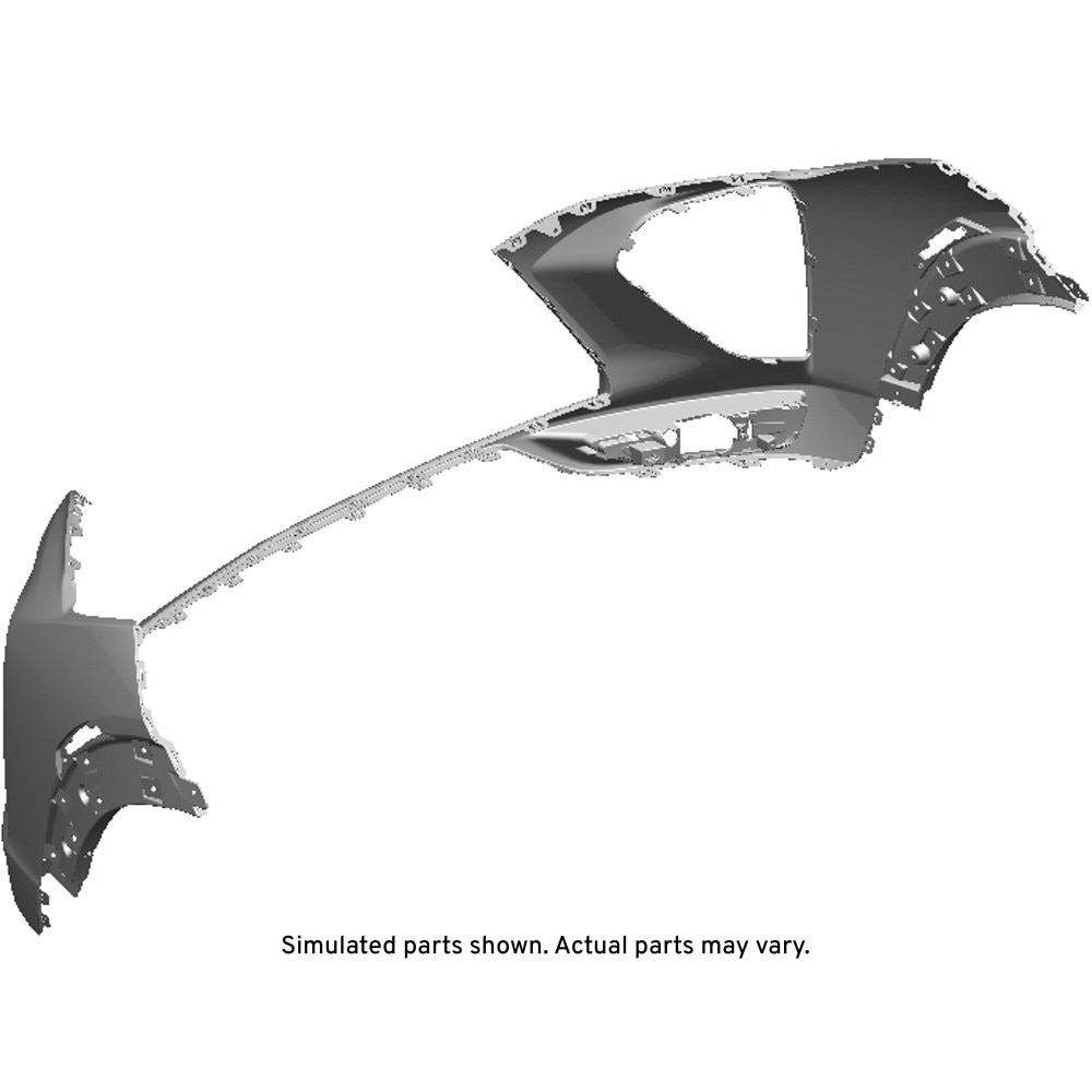 GM Genuine Parts Primed Front Bumper Fascia