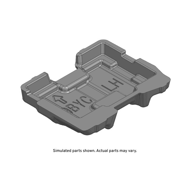GM Genuine Parts Rear Driver Side Floor Panel Carpet Filler