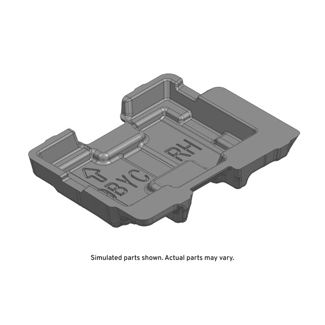 GM Genuine Parts Rear Passenger Side Floor Panel Carpet Filler