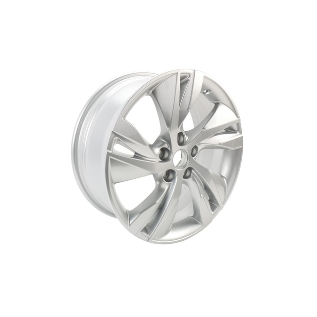 GM Genuine Parts Bright Silver Split 5-Spoke Front and Rear Wheel