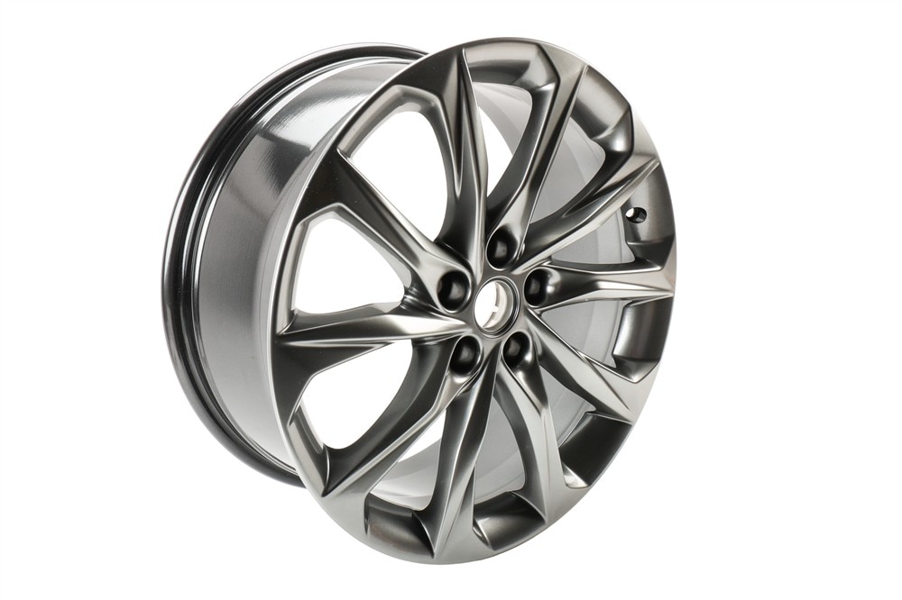 GM Genuine Parts Pearl Nickel 10-Spoke Front and Rear Wheel