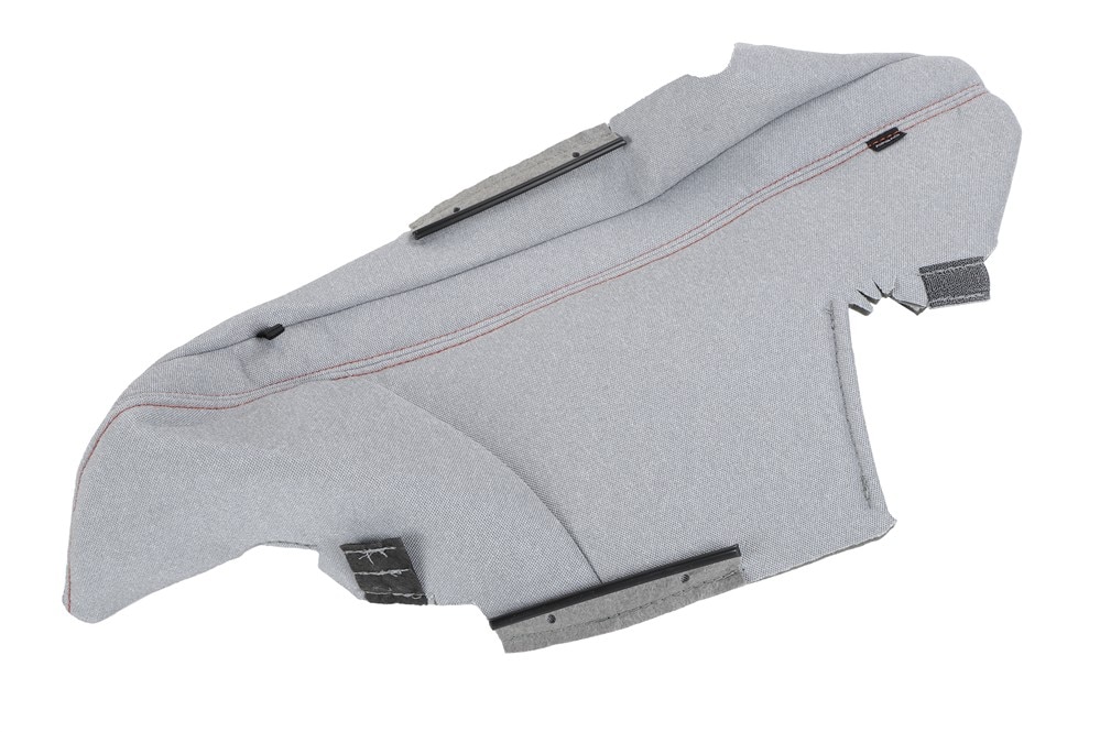 GM Genuine Parts Gray Heathered Rear Driver Side Seat Back Side Cover