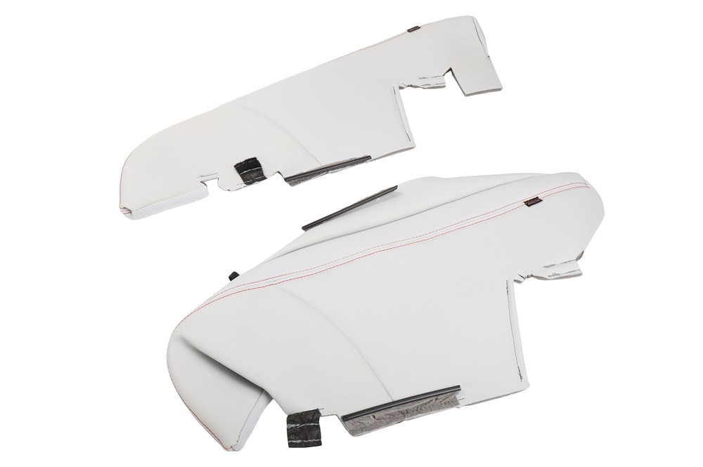 GM Genuine Parts Sky Cool Gray Rear Driver Side Seat Back Side Cover