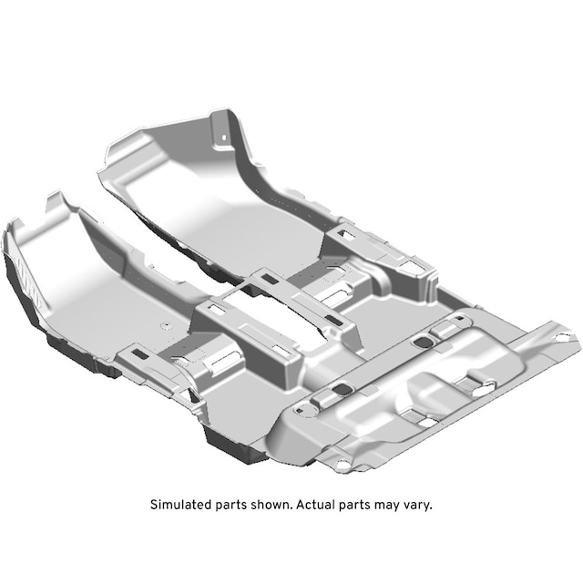 GM Genuine Parts Black Floor Panel Carpet