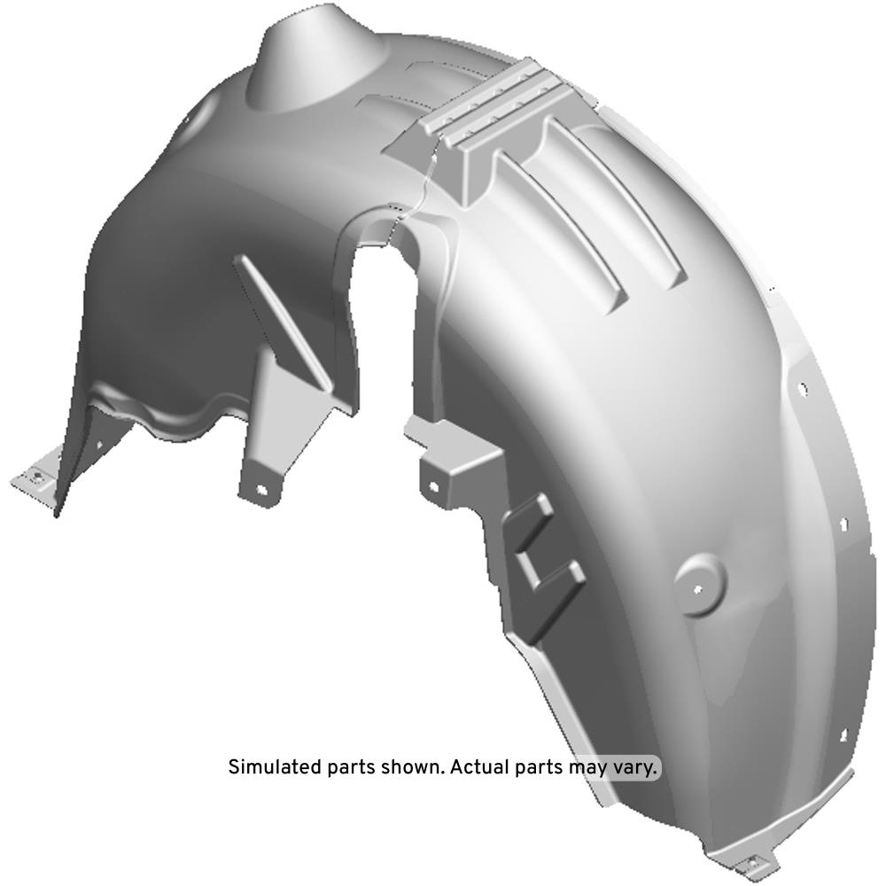 GM Genuine Parts Rear Passenger Side Wheelhouse Liner