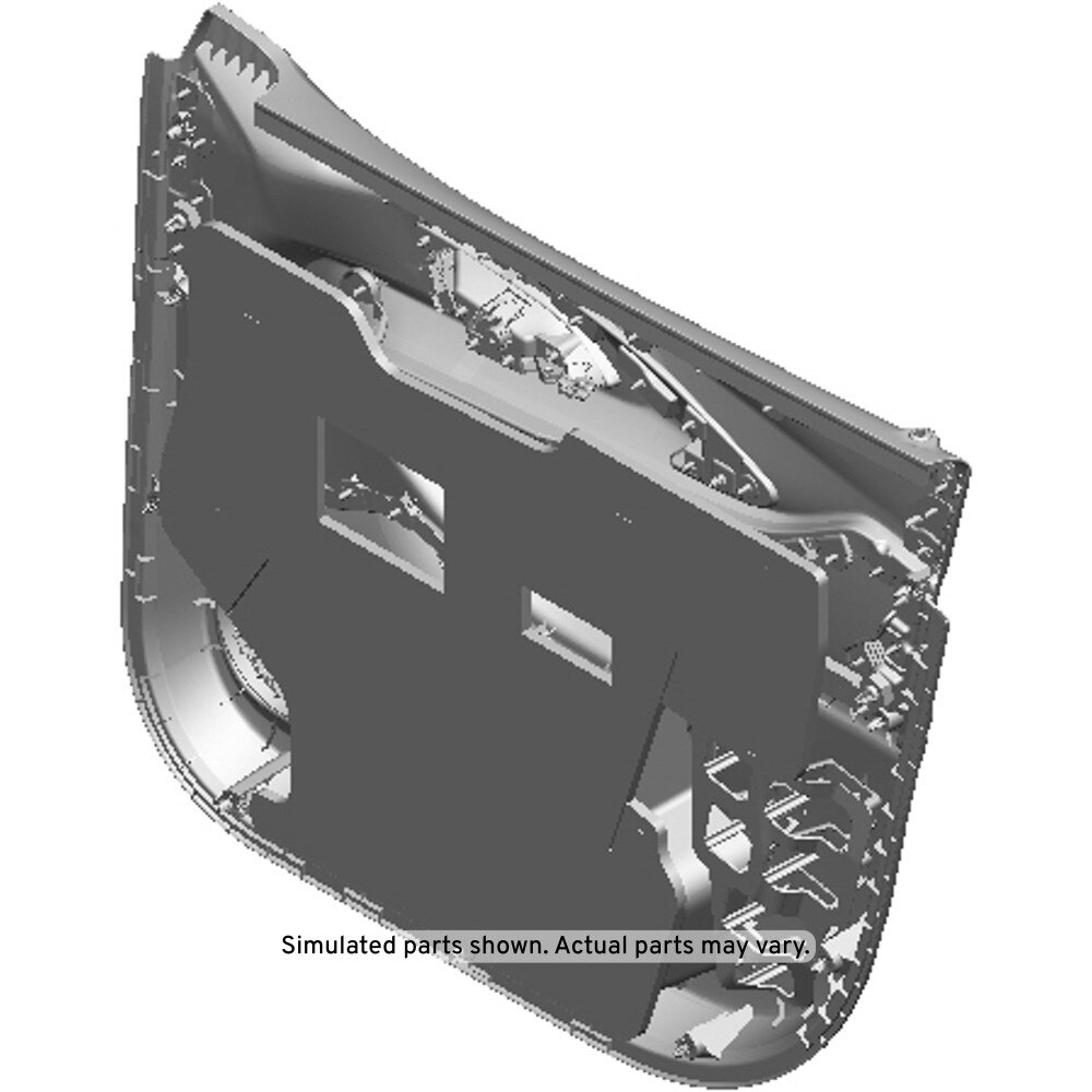 GM Genuine Parts Black Front Driver Side Door Interior Trim Panel