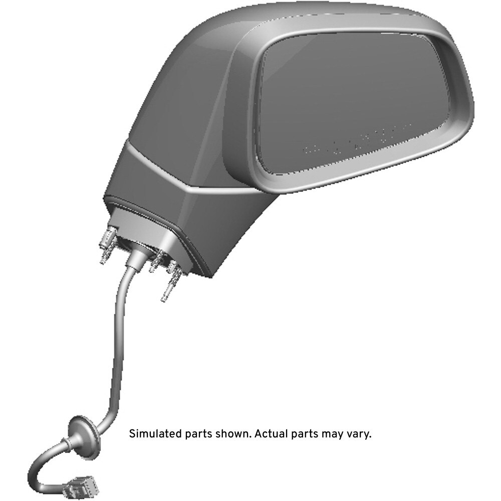GM Genuine Parts Primed Passenger Side Door Mirror Housing
