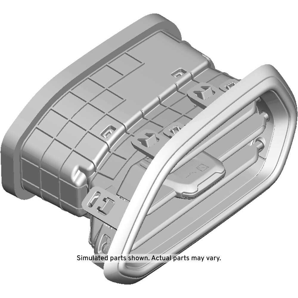 GM Genuine Parts Passenger Side Instrument Panel Outer Air Outlet