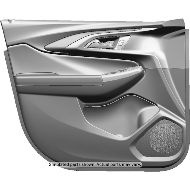 GM Genuine Parts Jet Black Front Driver Side Door Trim