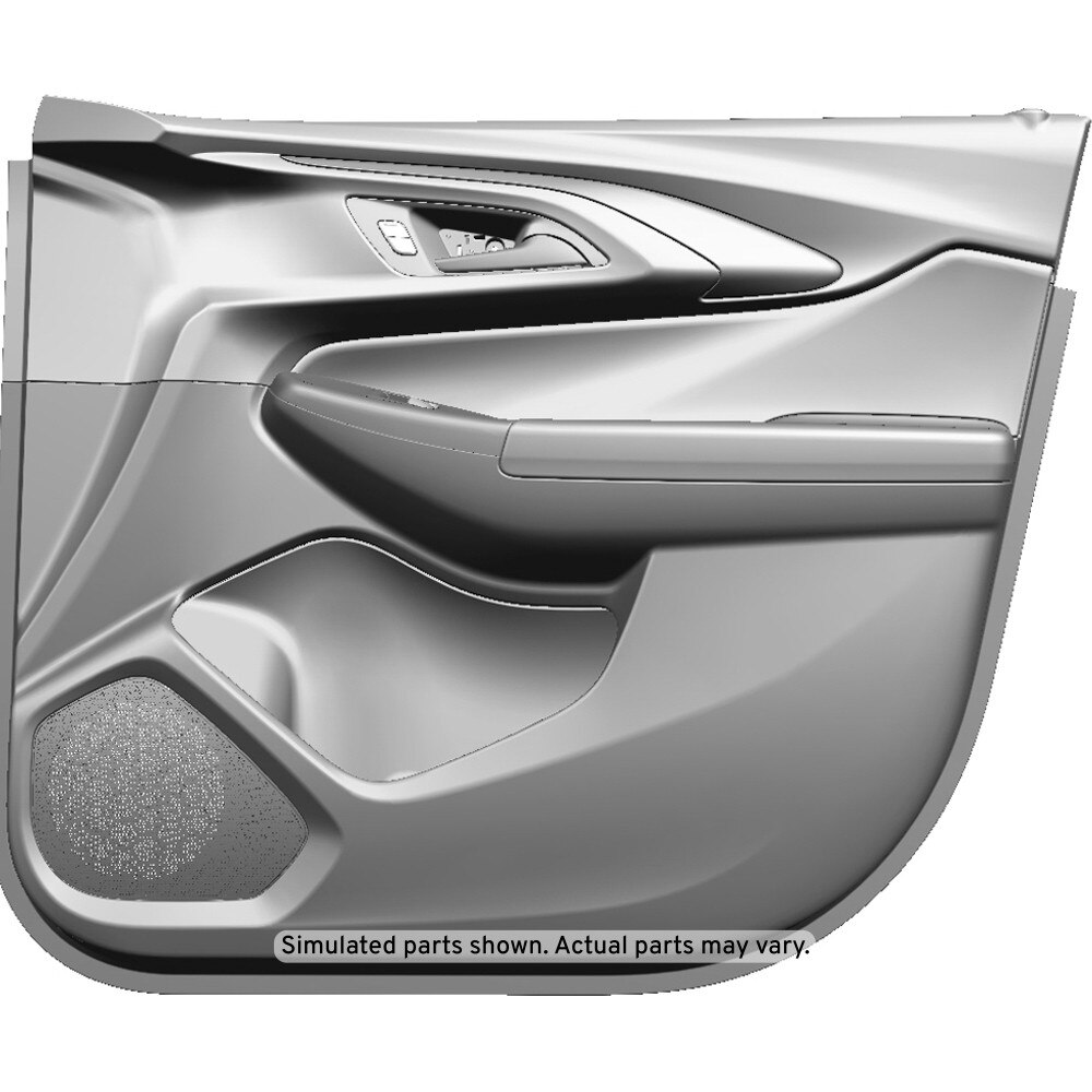 GM Genuine Parts Jet Black Front Passenger Side Door Trim