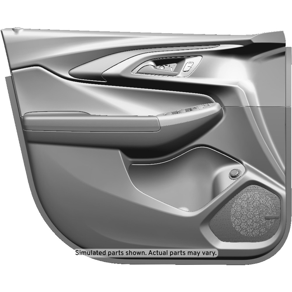 GM Genuine Parts Jet Black Front Driver Side Door Trim
