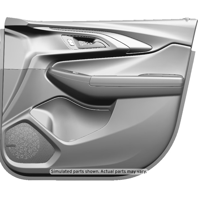 GM Genuine Parts Jet Black Front Passenger Side Door Trim
