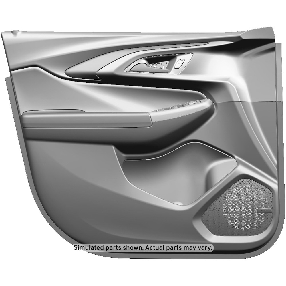 GM Genuine Parts Jet Black Front Driver Side Door Trim