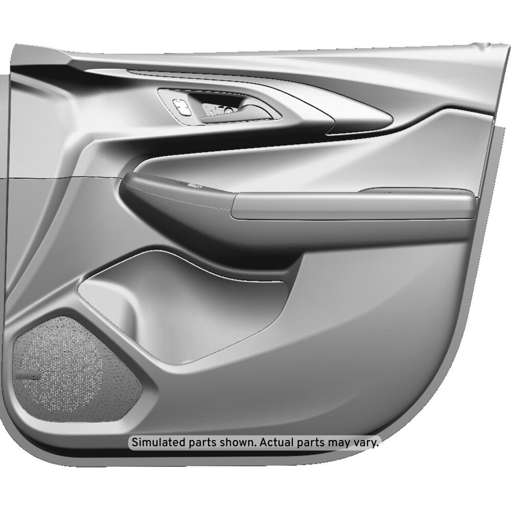 GM Genuine Parts Jet Black Front Passenger Side Door Trim
