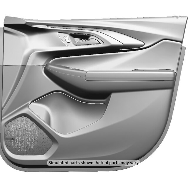 GM Genuine Parts Jet Black Front Passenger Side Door Trim