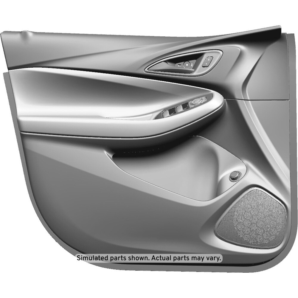 GM Genuine Parts Jet Black Front Driver Side Door Trim