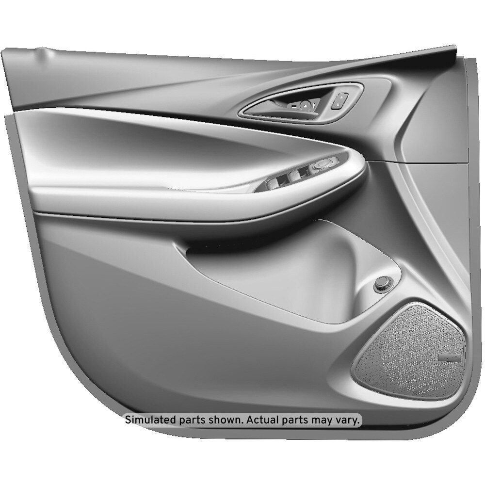 GM Genuine Parts Jet Black Front Driver Side Door Trim