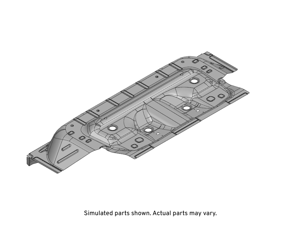 GM Genuine Parts Rear Floor Front Panel