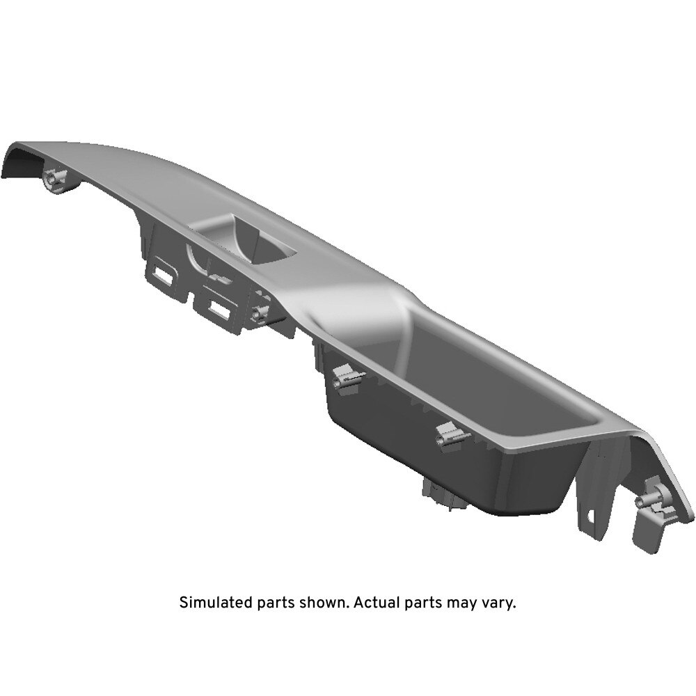 GM Genuine Parts Black Rear Driver Side Door Armrest Switch Mount Plate