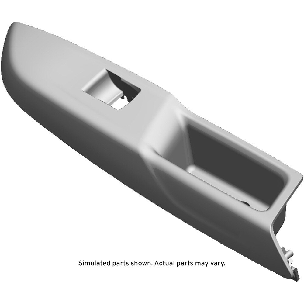GM Genuine Parts Black Rear Passenger Side Door Armrest Switch Mount Plate