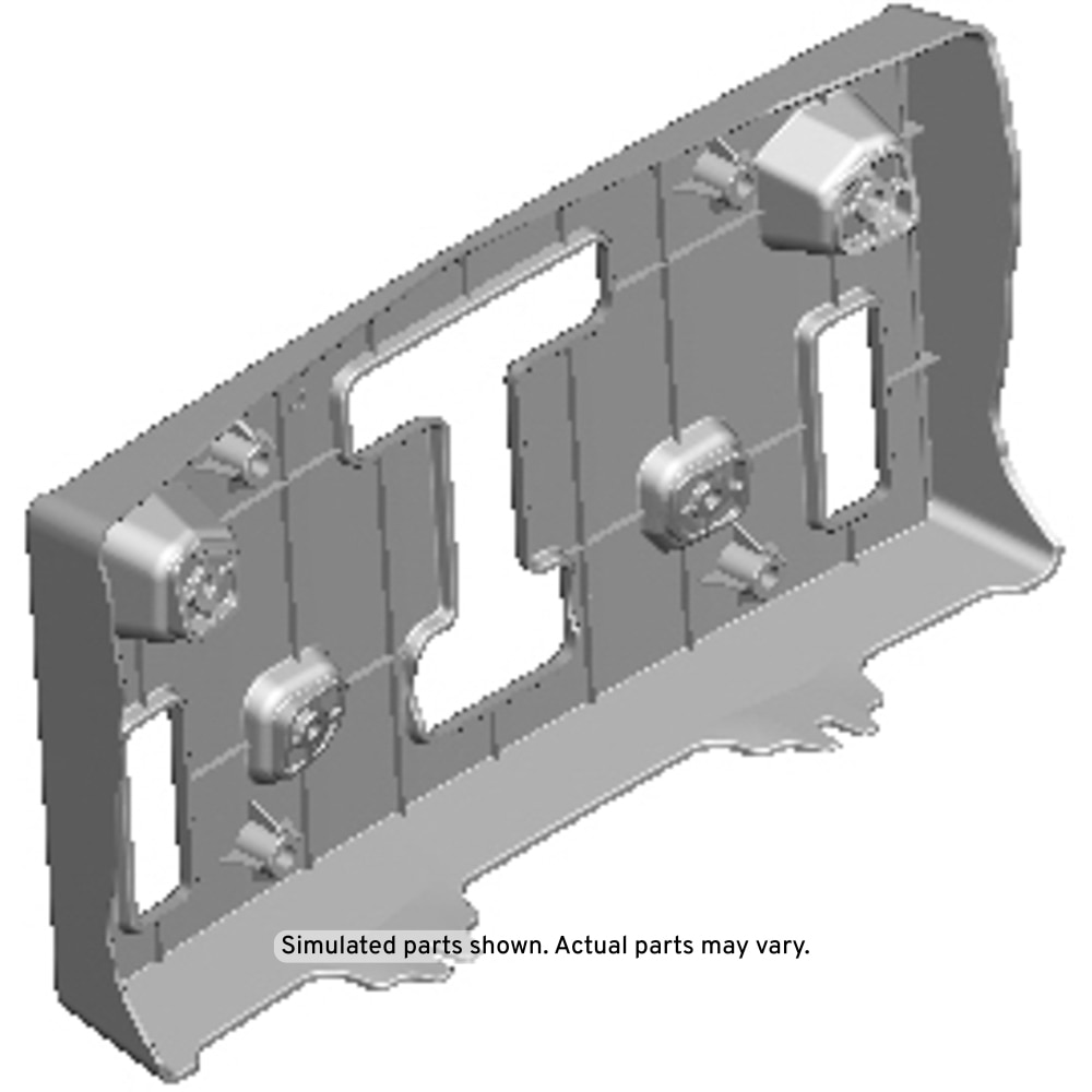 GM Genuine Parts Front License Plate Bracket