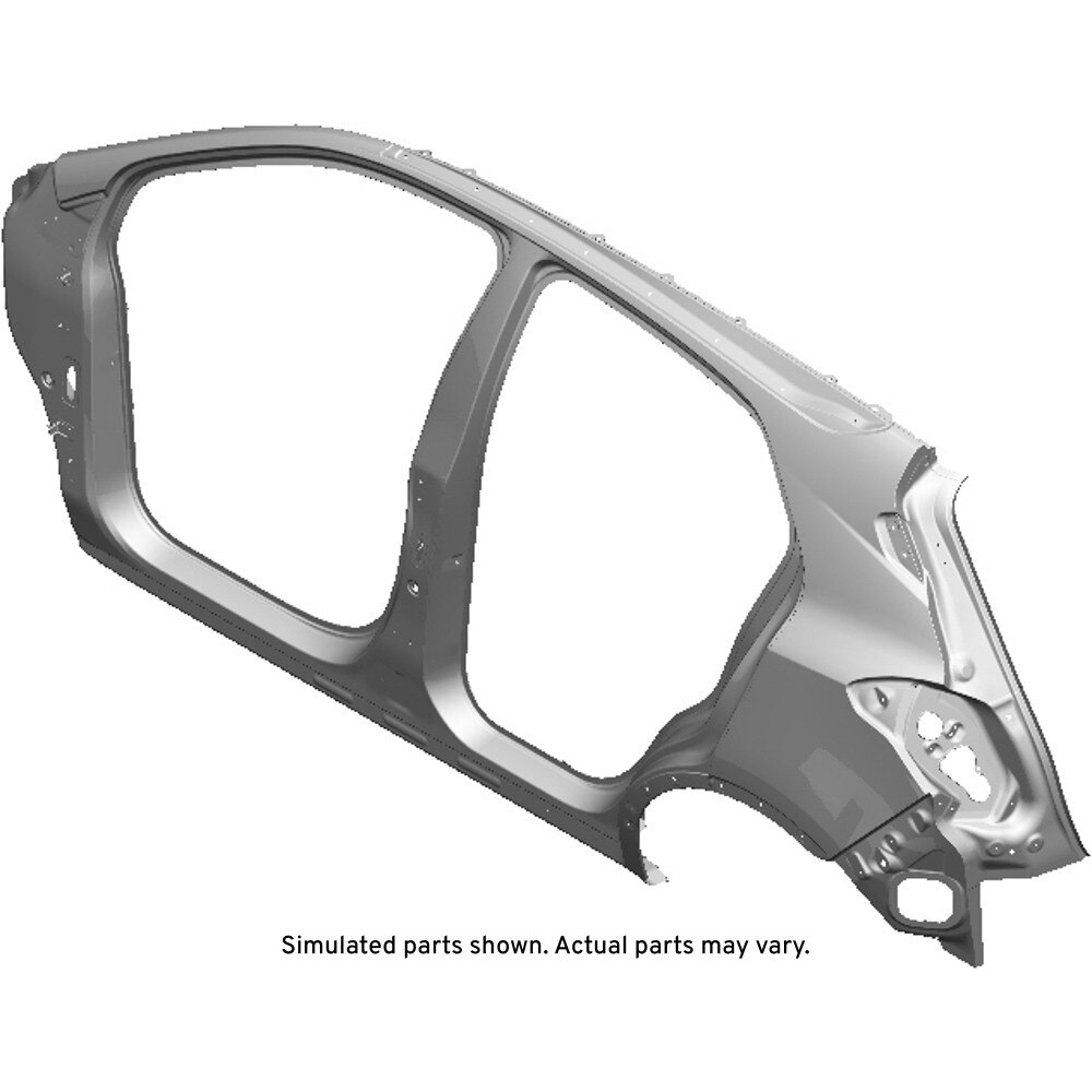 GM Genuine Parts Driver Side Body Side Outer Panel with Reinforcement