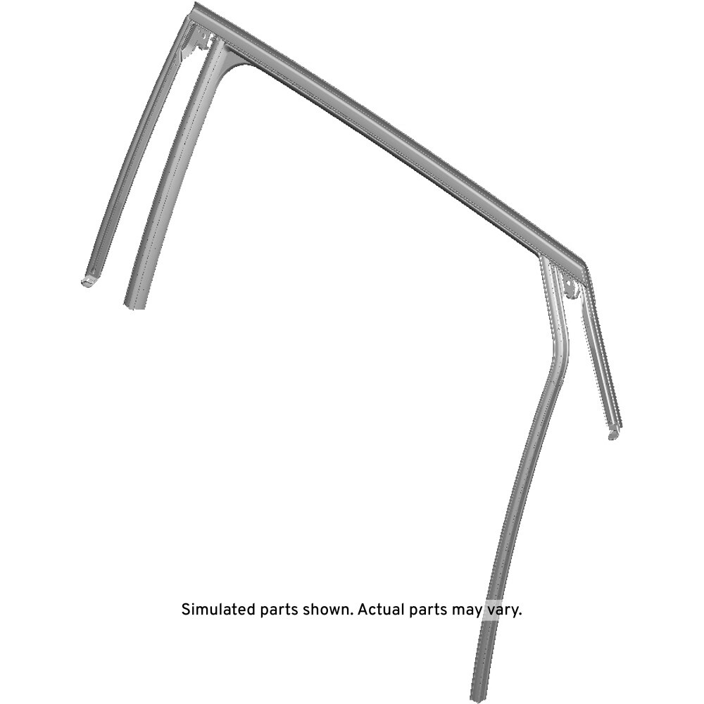 GM Genuine Parts Rear Driver Side Door Window Weatherstrip