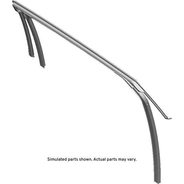 GM Genuine Parts Rear Passenger Side Door Window Weatherstrip