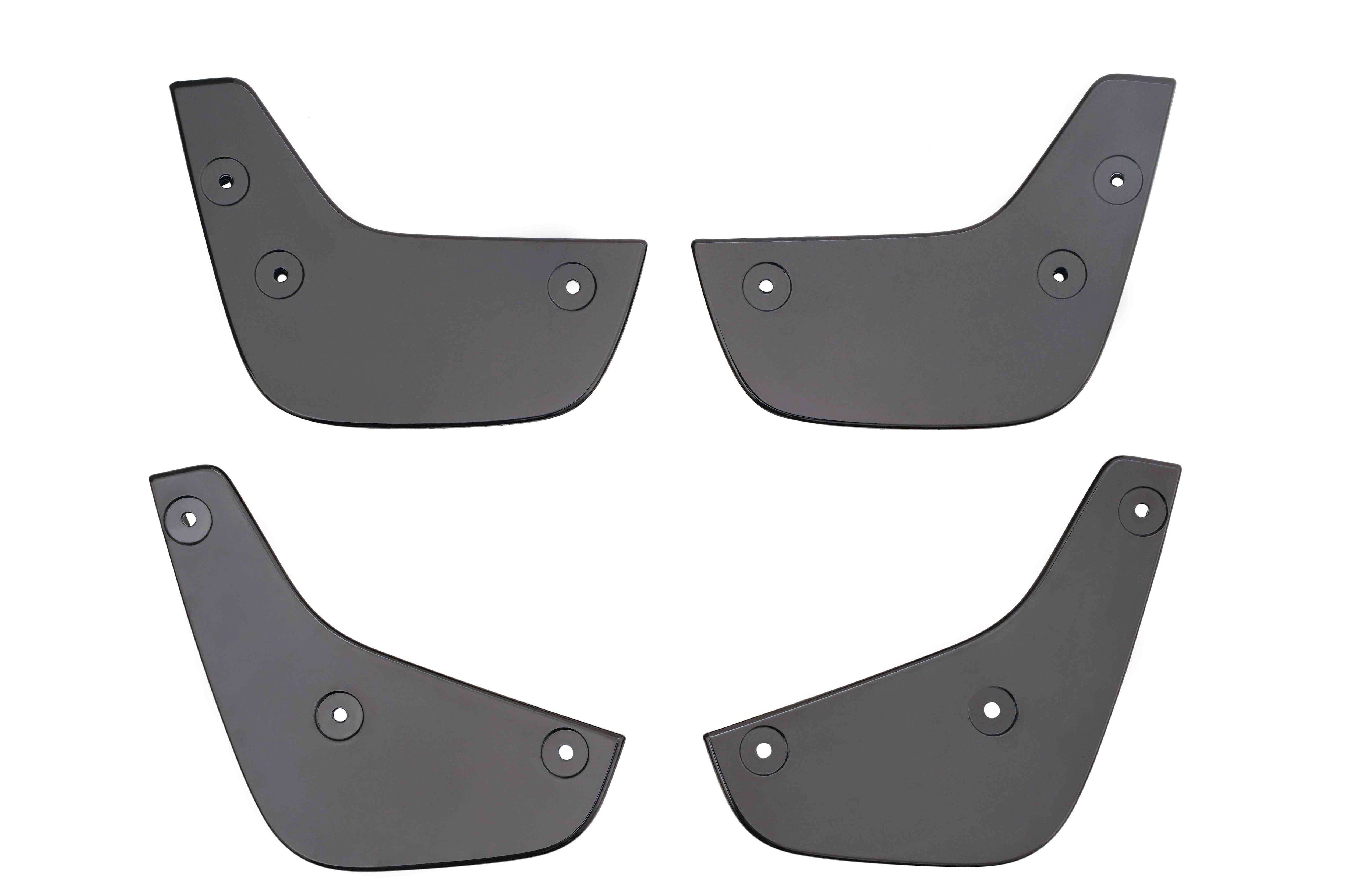 Front and Rear Splash Guards Painted in Black | 42769764 | Buick