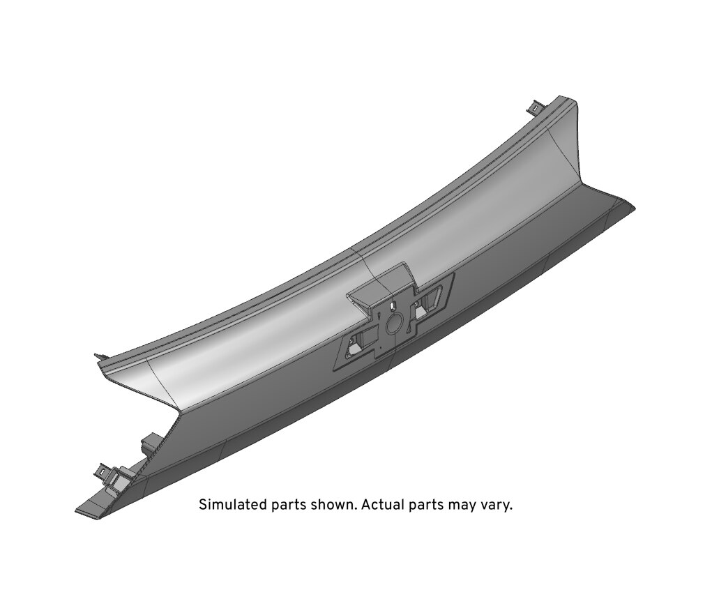 GM Genuine Parts Rear Closure Center Applique