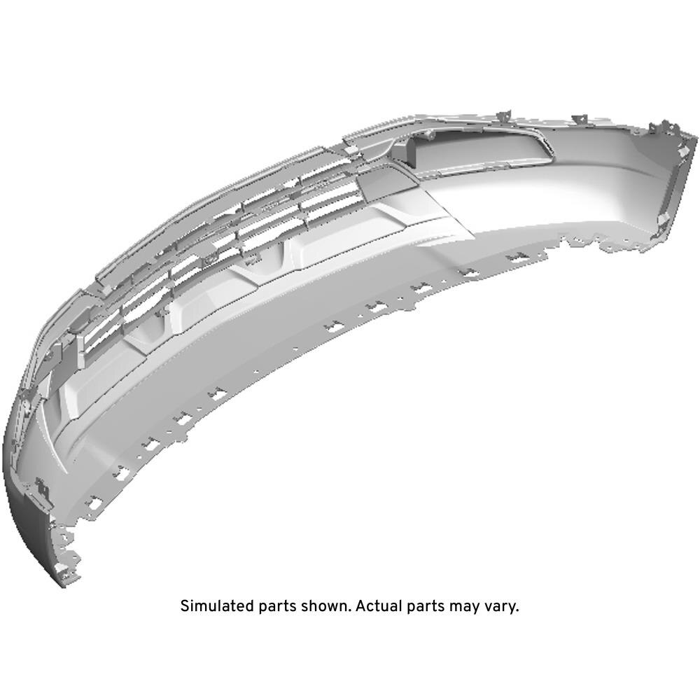 GM Genuine Parts Rear Passenger Side Upper Bumper Cover