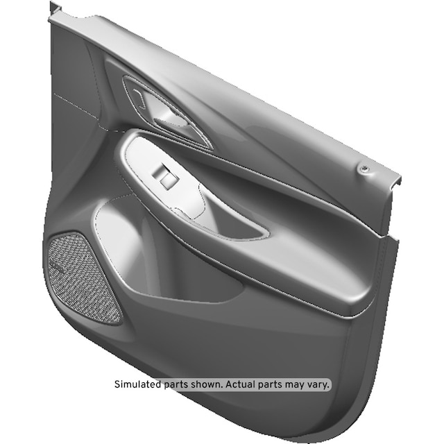 GM Genuine Parts Jet Black Front Passenger Side Door Trim