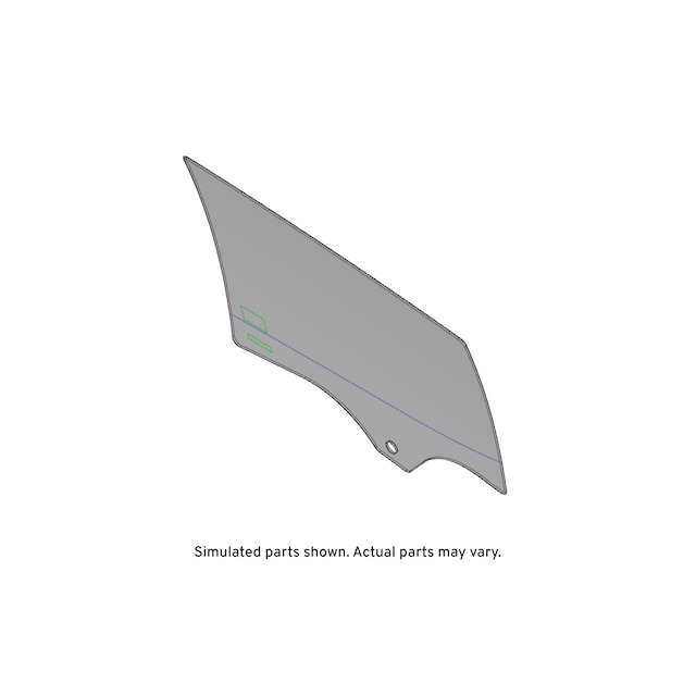 GM Genuine Parts Rear Passenger Side Door Window