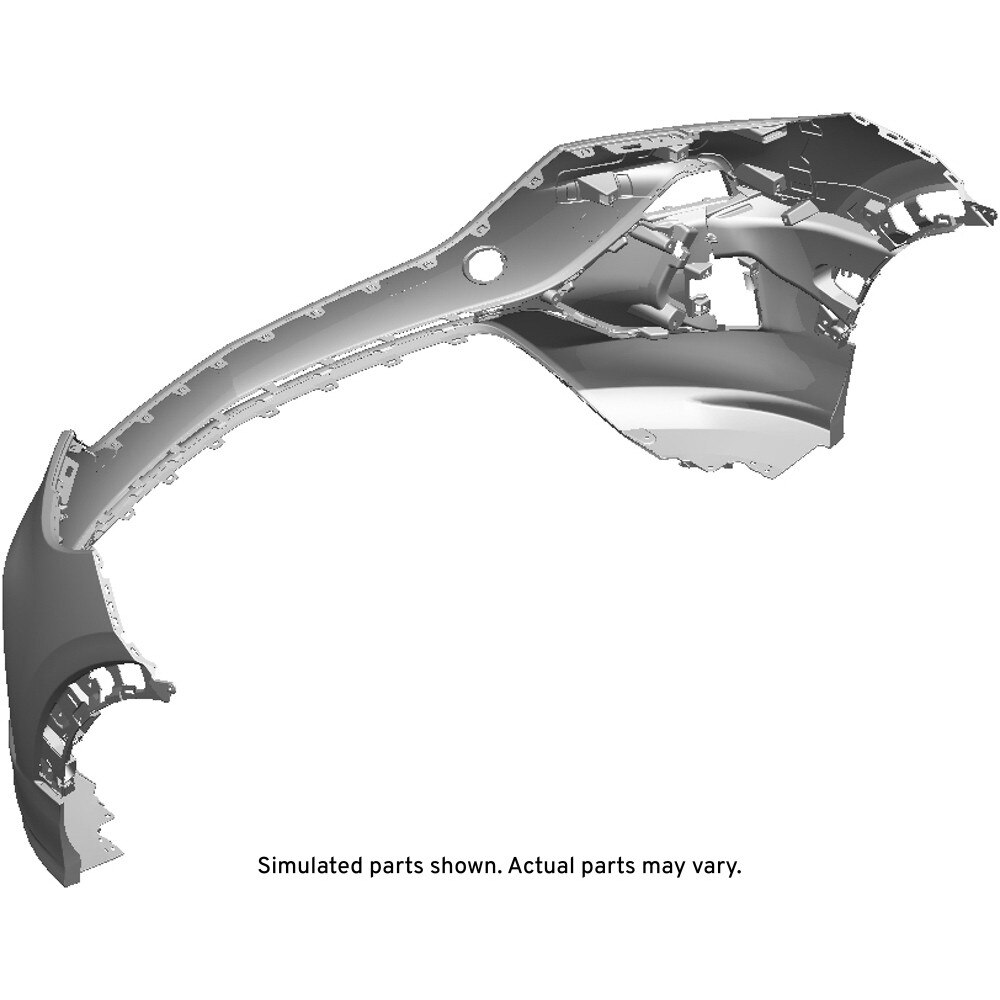 GM Genuine Parts Primed Front Bumper Upper Fascia