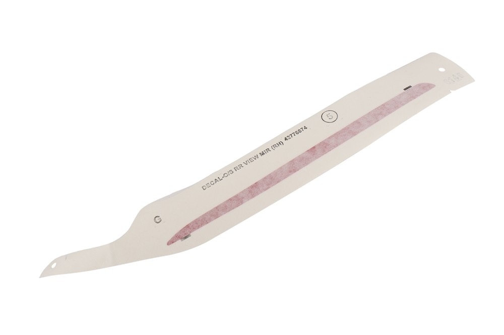 GM Genuine Parts Passenger Side Mirror Decal