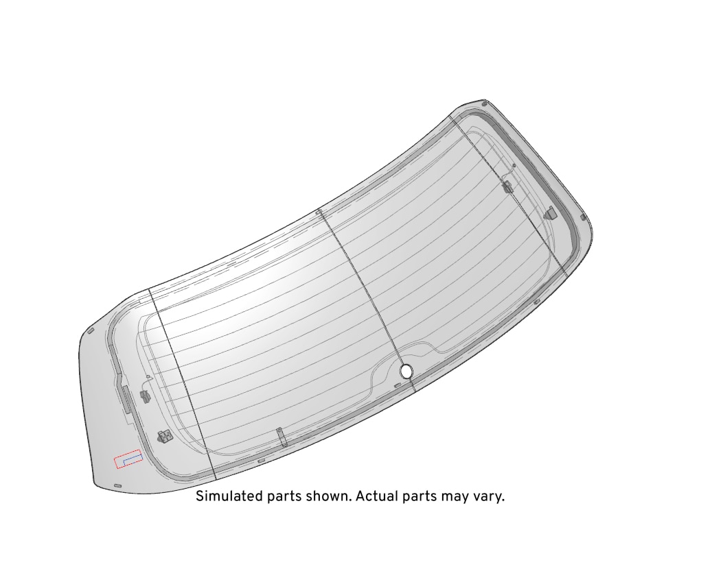 GM Genuine Parts Rear Window
