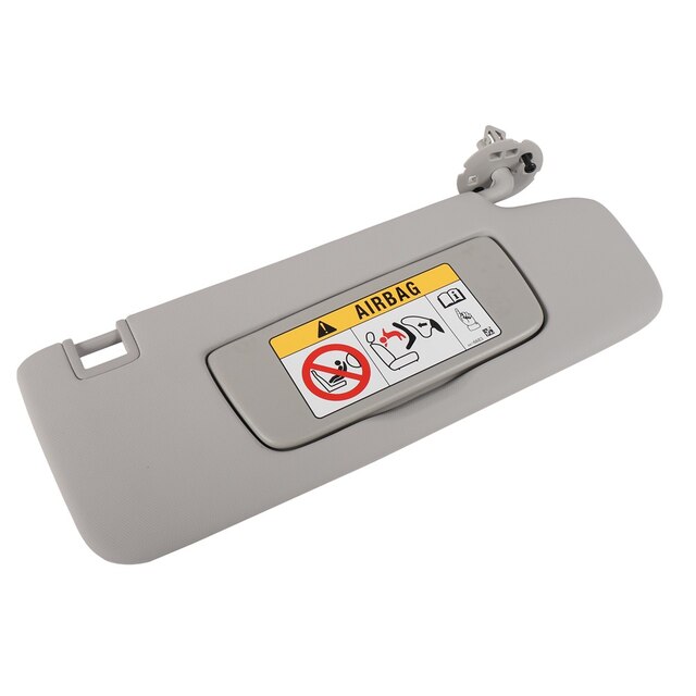 GM Genuine Parts Very Light Ash Gray Passenger Side Sunshade